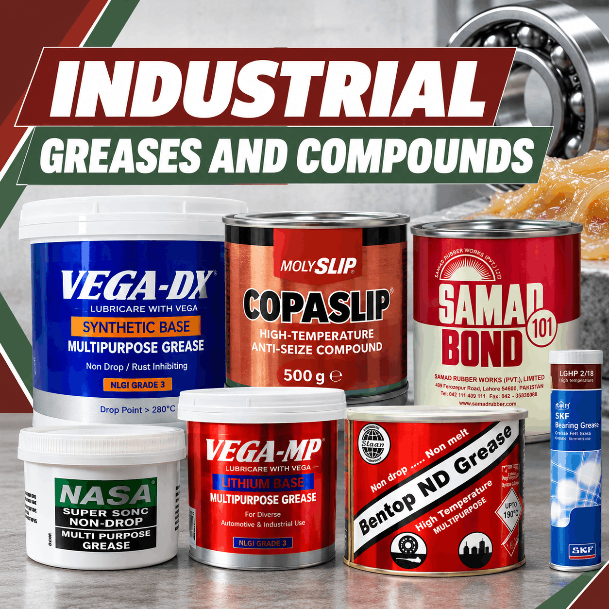 Industrial Greases and Compounds