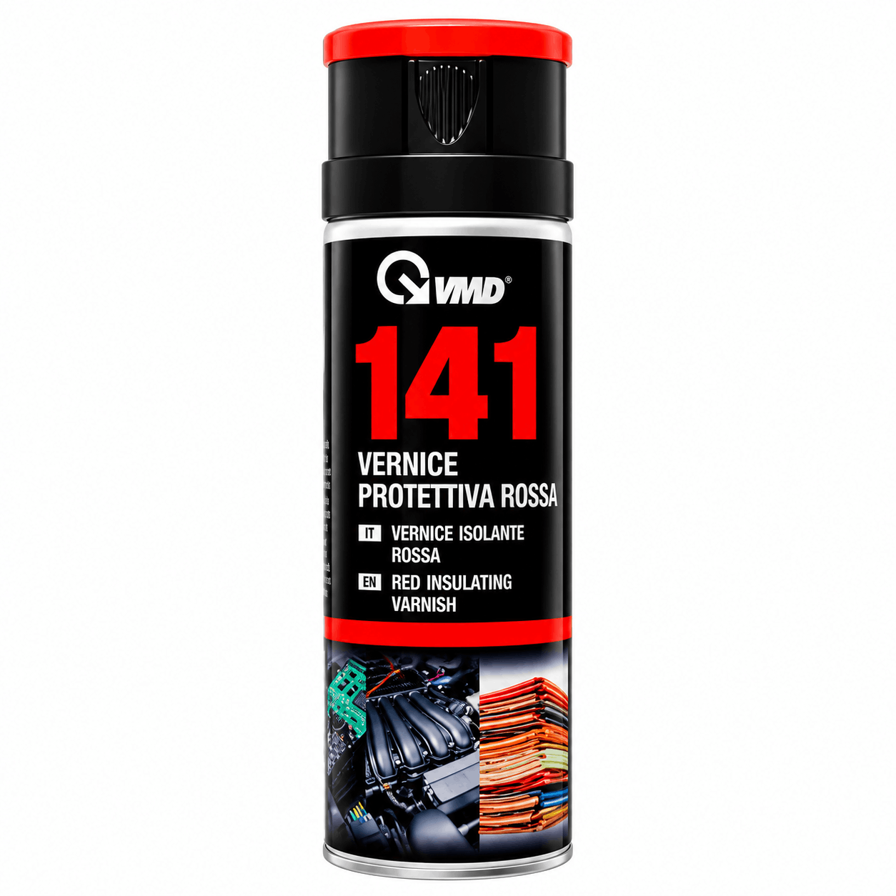 VMD 141 Red Insulating Varnish Spray Can (1)